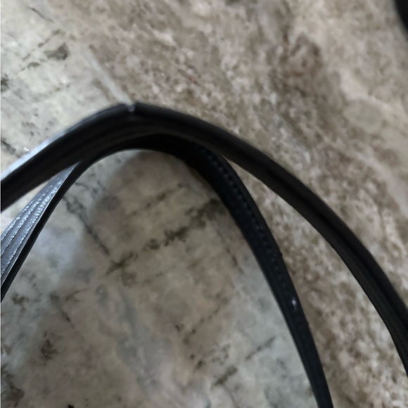 Black Quilted CC caviar Leather Handbag - Picture 3 of 10